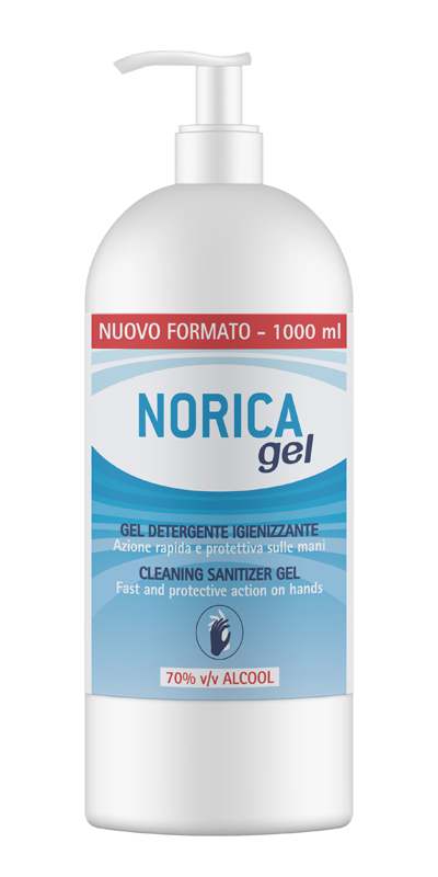 gel detergente igienizzante 70% alcool