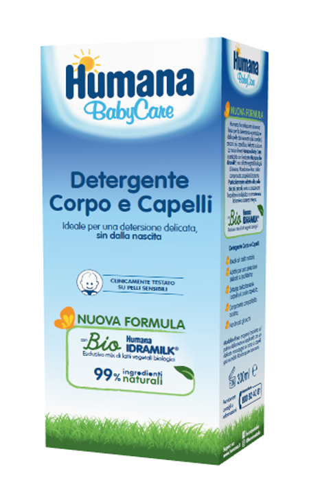 Humana BabyCare Detergente Corpo e Capelli 300 ml