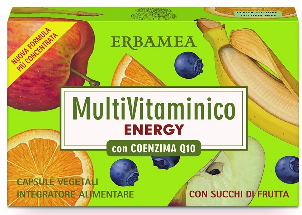 Erbamea Multivitaminico Energy con CoQ10 24 Capsule