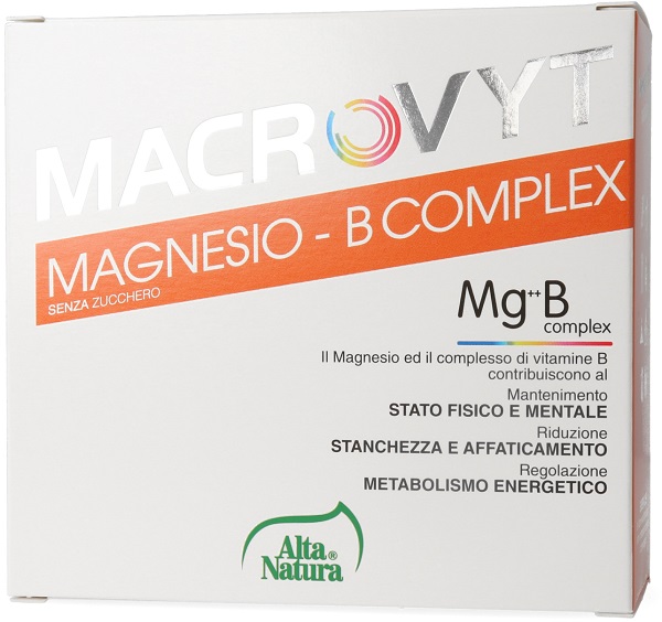 Alta Natura Macrovyt Magnesio B Cpx 18 Bustine