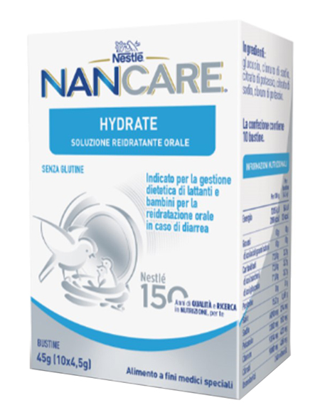 Nestle' nancare hydrate 10 bustine