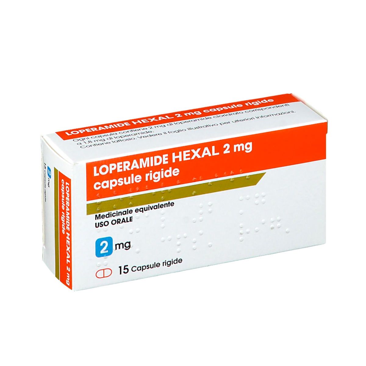 Loperamide Hexal 2 mg Diarrea 15 Capsule