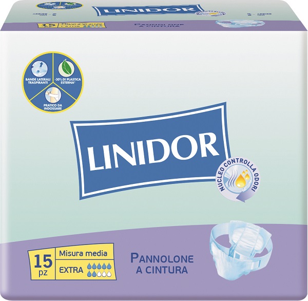 Linidor Pan Cint Ext M 15pezzi 1774