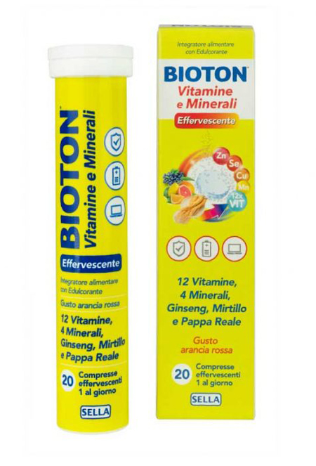 Bioton Vitamine e Minerali Confezione 20 Compresse Effervescenti