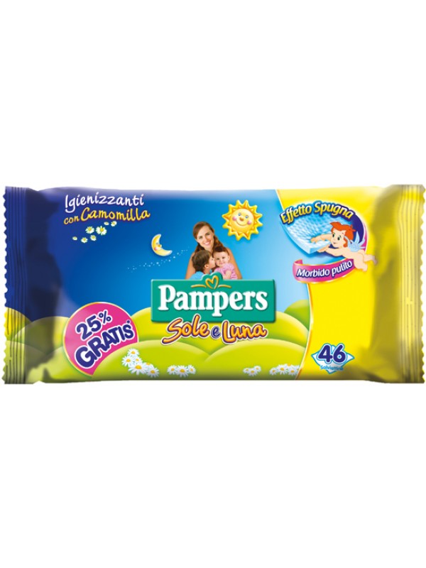 Pampers Wipes Sole&amp;luna 40pezzi