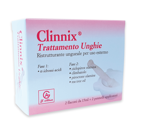 Clinnix tratt.unghie 2x15ml