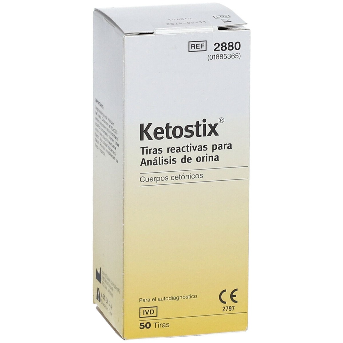 Ketostix Strisce Misurazione Chetonuria Urine 50 pezzi