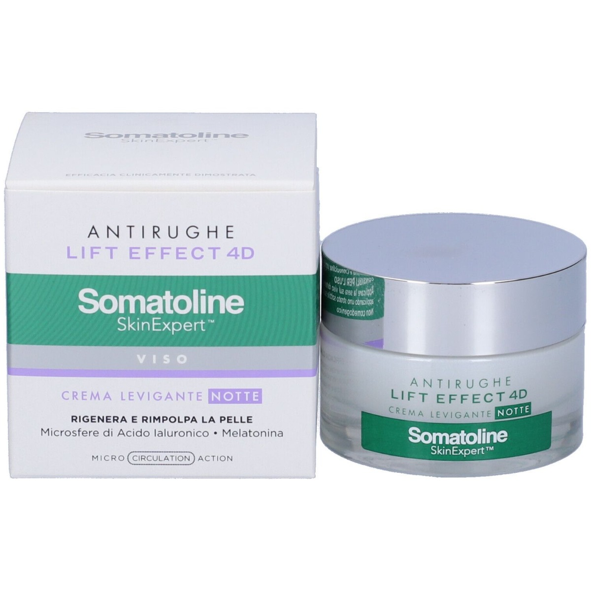 Somatoline Cosmetic Lift Effect 4D Crema Crema Levigante Notte 50 ml