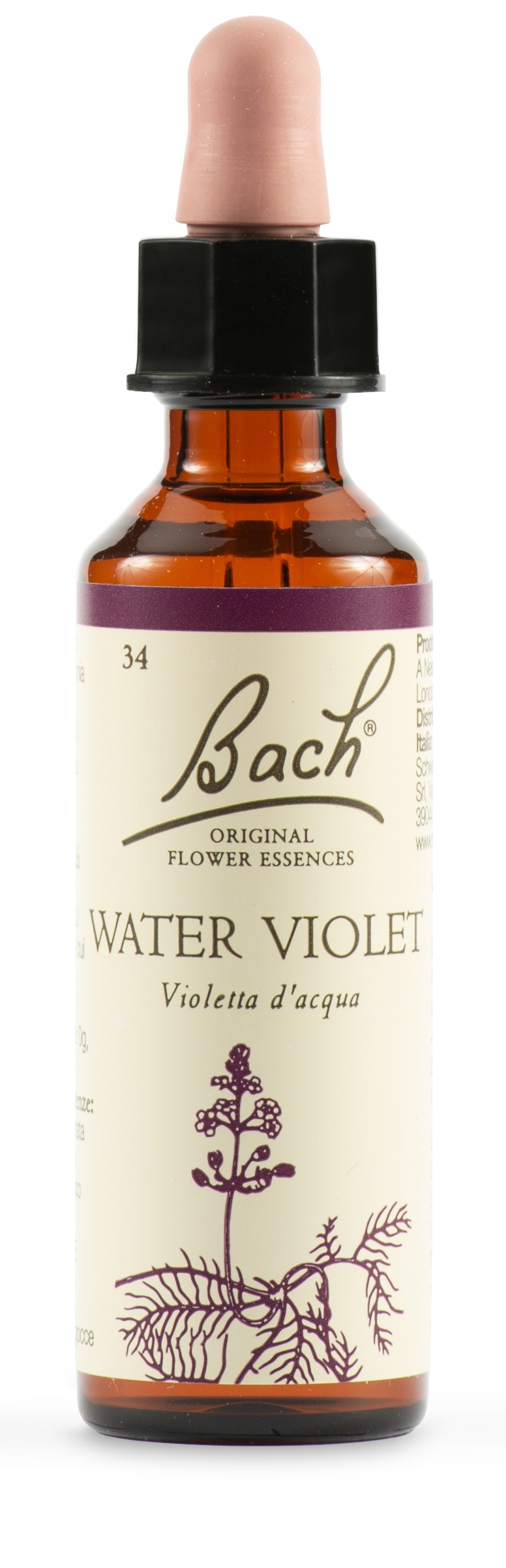 Bach 34 water violet 20ml lkr