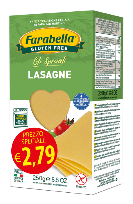 Farabella lasagna promo 250 g x 6 pezzi