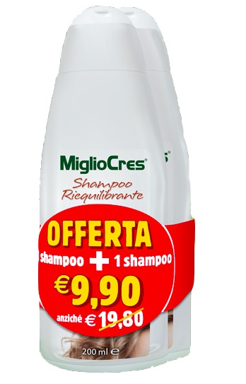 Migliocres Shampoo Riequilibrante Bipack 200 ml