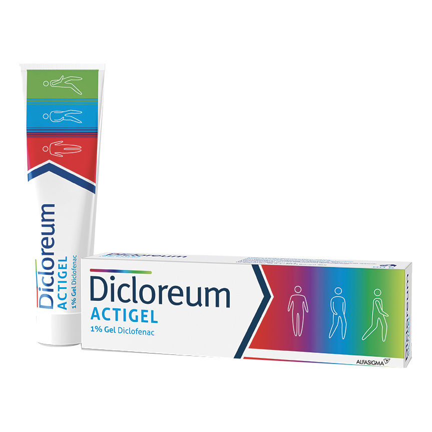 Dicloreum Actigel 1% Diclofenac Dolori Articolari Gel 50g