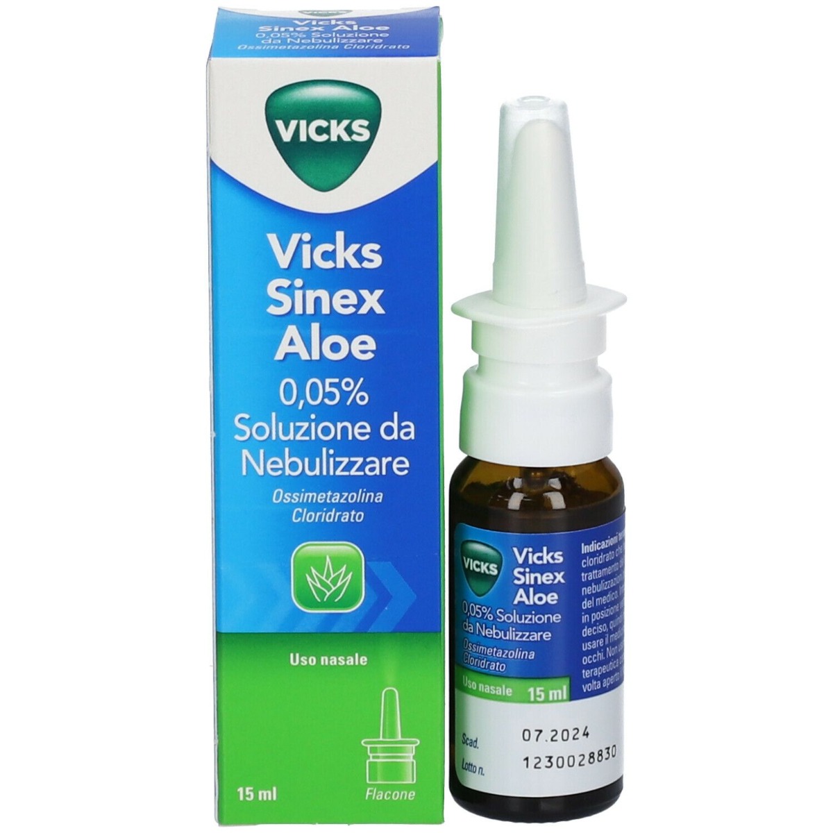 Vicks Sinex Aloe 0,05 Nebulizzatore 15 ml