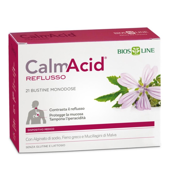 CalmAcid Reflux Integratore Intestinale 21 Bustine Monodose