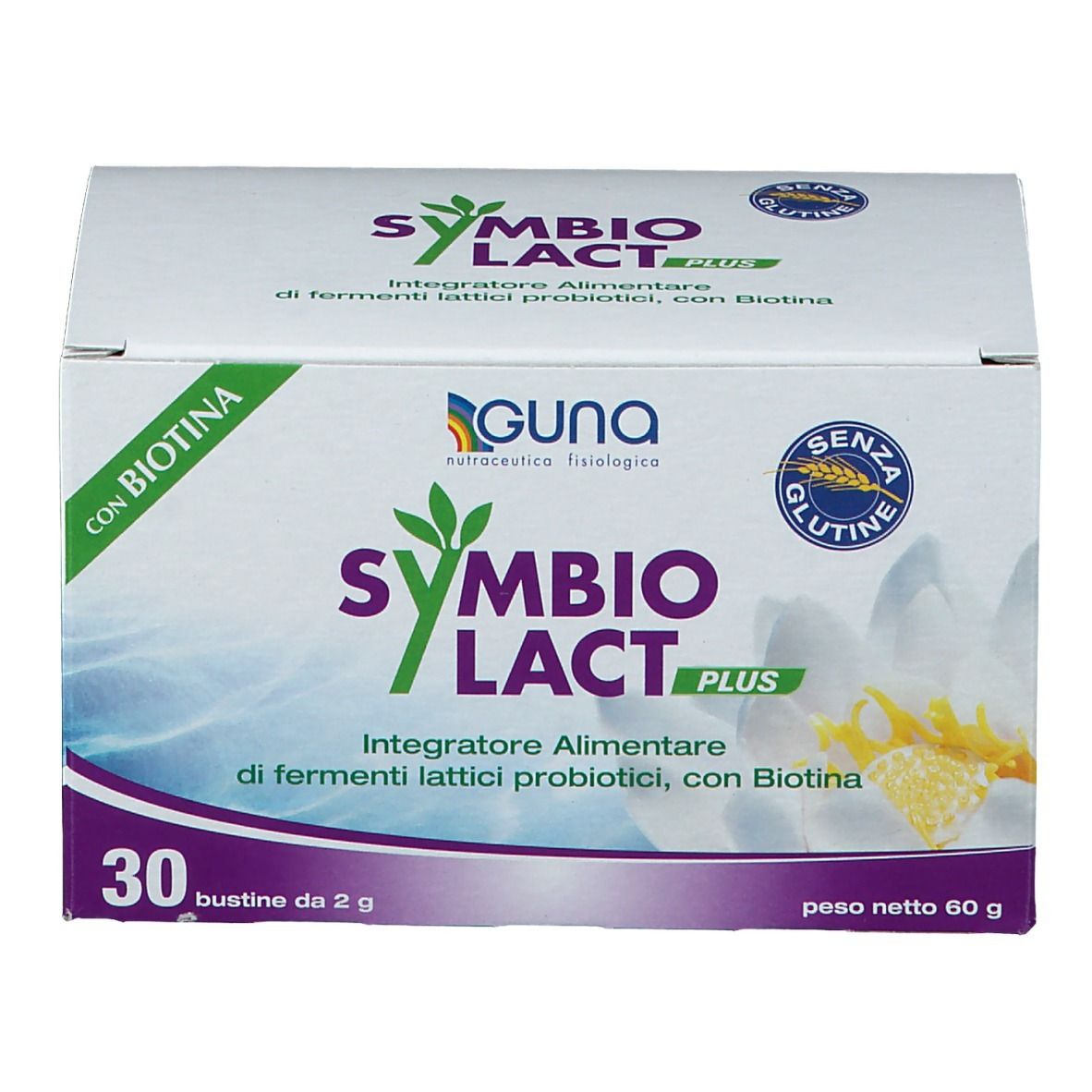 Guna SymbioLact Plus Integratore Flora Intestinale 30 Bustine