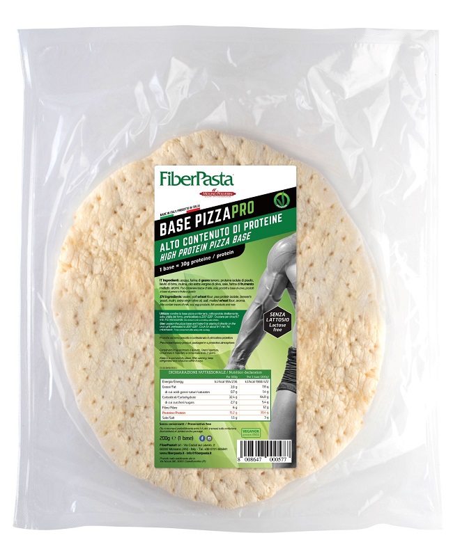 Fiberpasta base pizza pro alto contenuto proteine 200 g