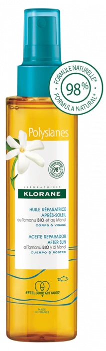 Klorane Olio Ristrutturante Doposole Viso E Corpo 150 ml