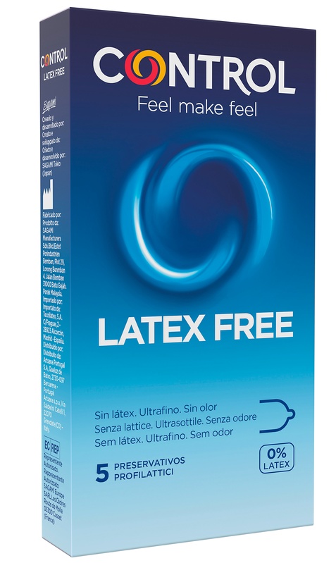 Control New Latex Free 5pezzi