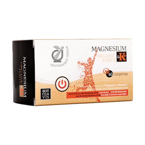 Fitopreparatori Italiani Magnesium &amp; K Organic Forte 60 Compresse