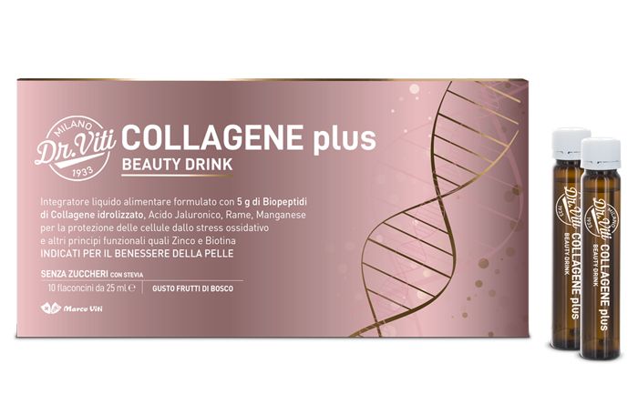 Dr. Viti Collagene Plus Beauty Drink Integratore 10x25ml