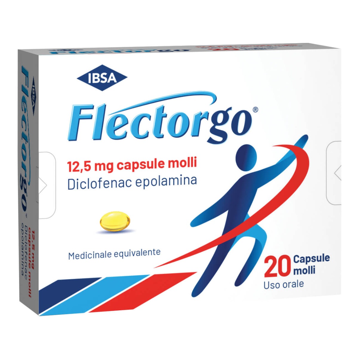 Flectorgo Capsule 12,5 mg Diclofenac Antidolorifico 20 Capsule Molli