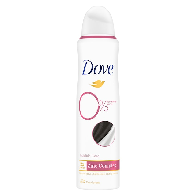 DOVE - 0% Invisible Care - Deodorante 150 ml Spray
