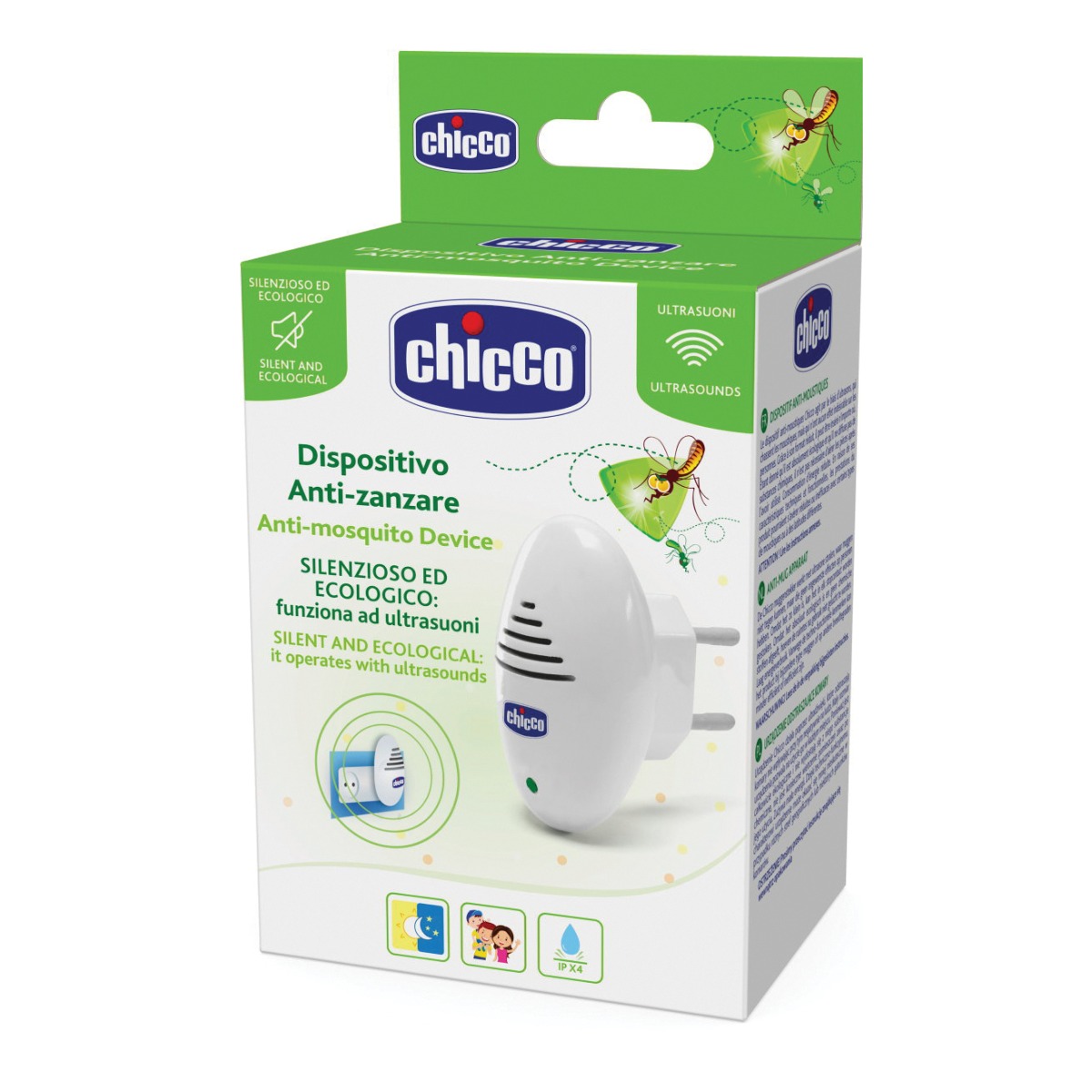 Chicco Anti Zanzare Spina Ultrasuoni 1 Pezzo
