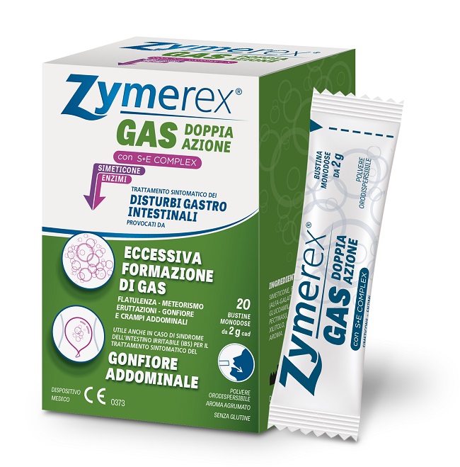 Zymerex Gas Doppia Azione Con SE Complex 20 Bustine