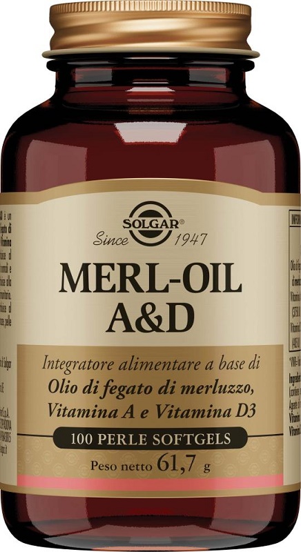 Merl oil a&amp;d 100 perle softgel