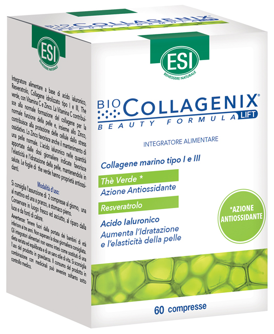 Esi Biocollagenix Beauty Formula Lift Integratore Antiossidante 60 Compresse