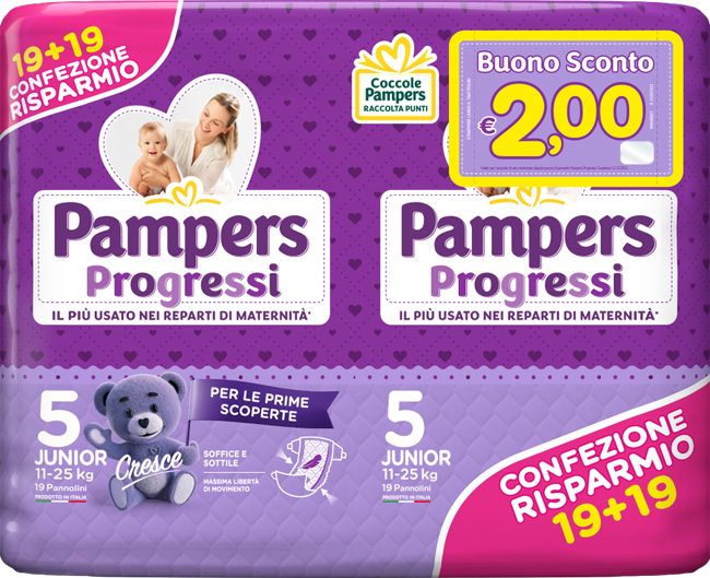 Pampers Progressi Jun 38pezzi 0243