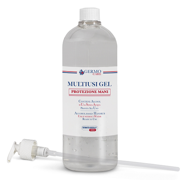 Germo multiusi gel disinfettante mani 1 litro inodore
