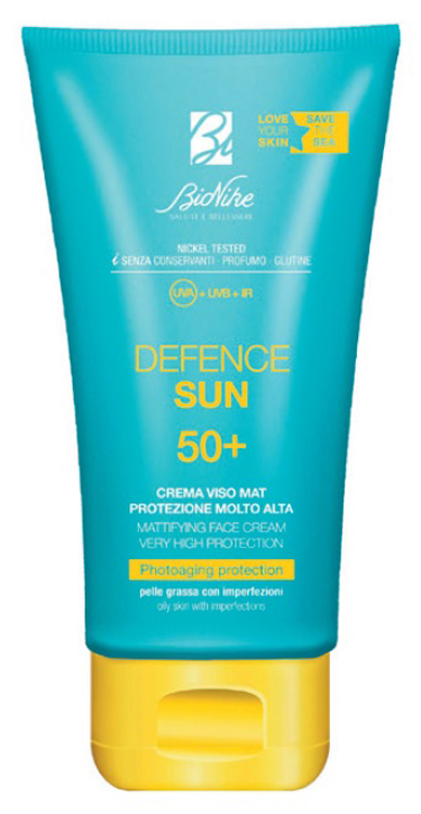 Defence sun crema viso mat spf50 protezione molto alta 50 ml