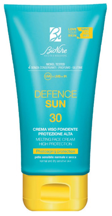 Defence sun crema viso fondente 30