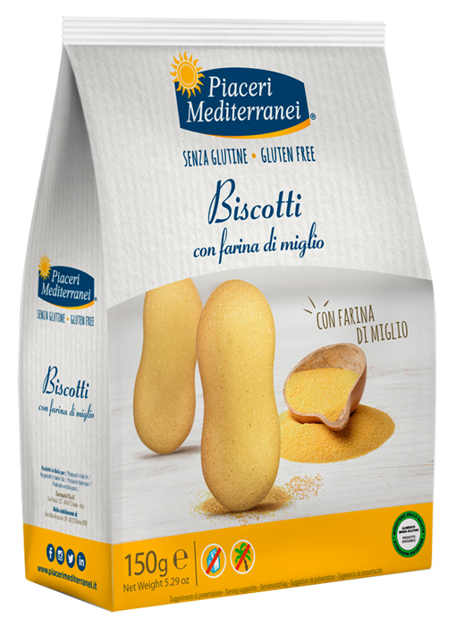 Piaceri Mediterranei Biscotti Miglio 150g