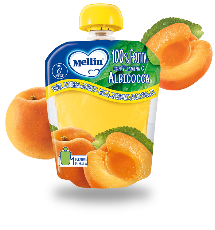 Mellin pouch albicocca 90g