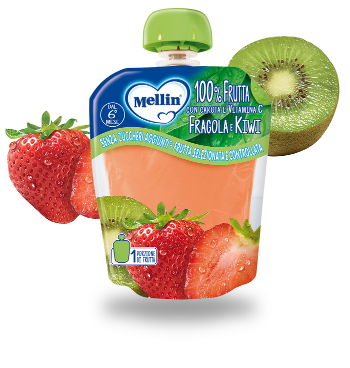 Mellin pouch fragola-kiwi 90g