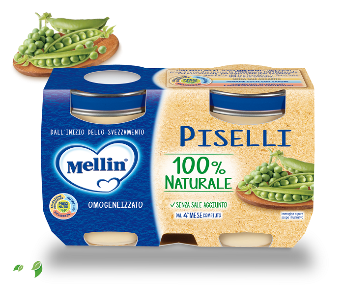 Omo mellin piselli 2x125g