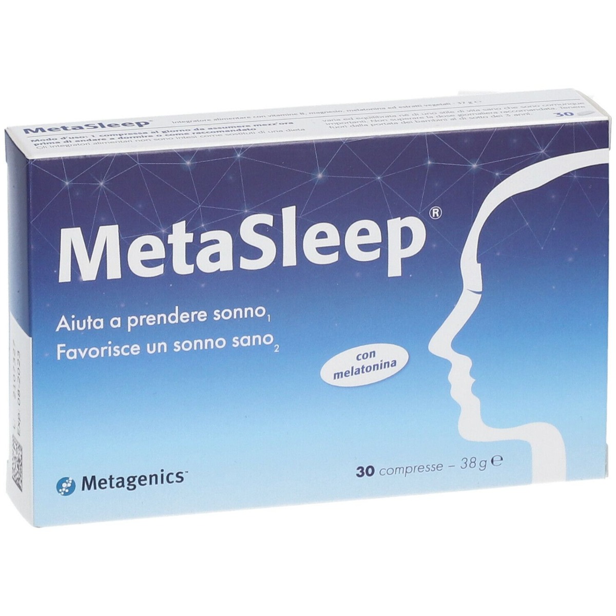 Metasleep Integratore Per il Sonno 30 Capsule