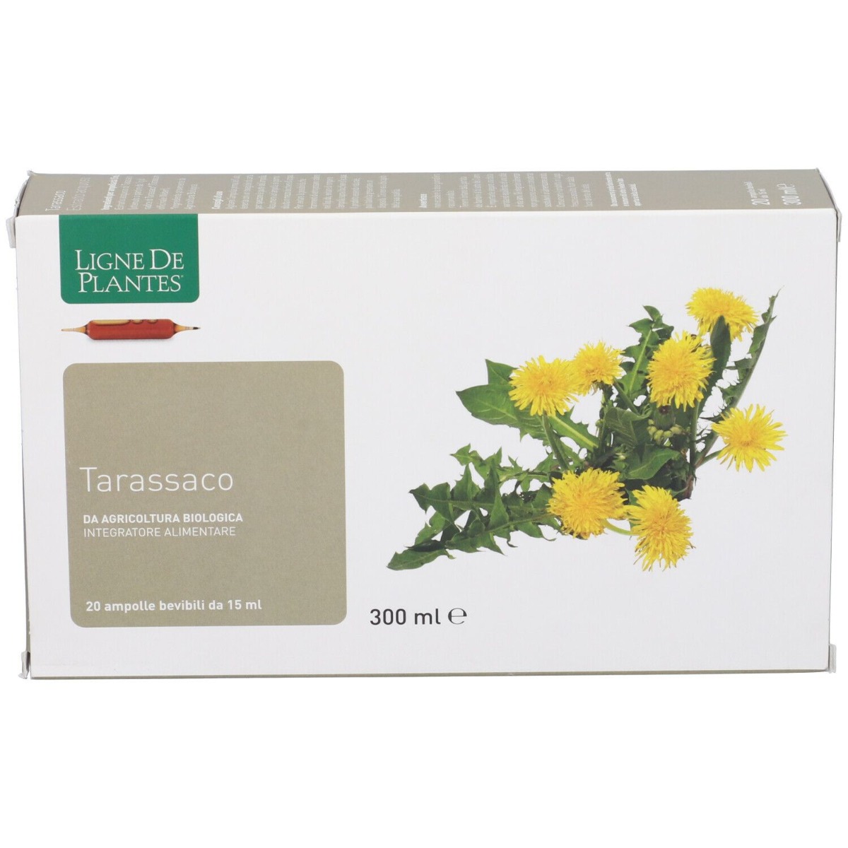 Tarassaco biologico 20 ampolle bevibili da 15 ml