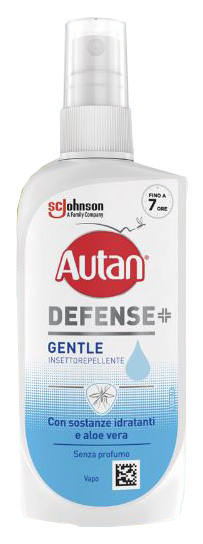 Autan Defense Gentle Spray Antizanzare Con Aloe Vera Vapo Insetto Repellente 100 ml