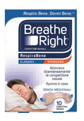 Cerotti nasali breath right classici 10 pezzi