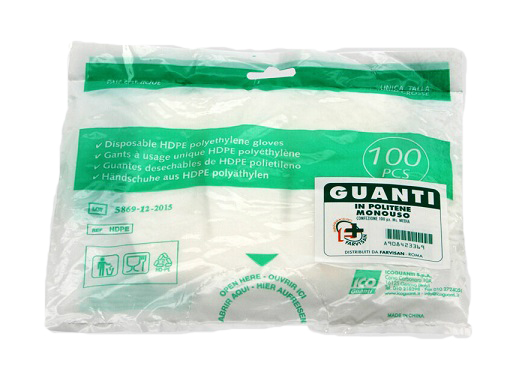 Guanti-monous Pol 100pezzi Farvisan