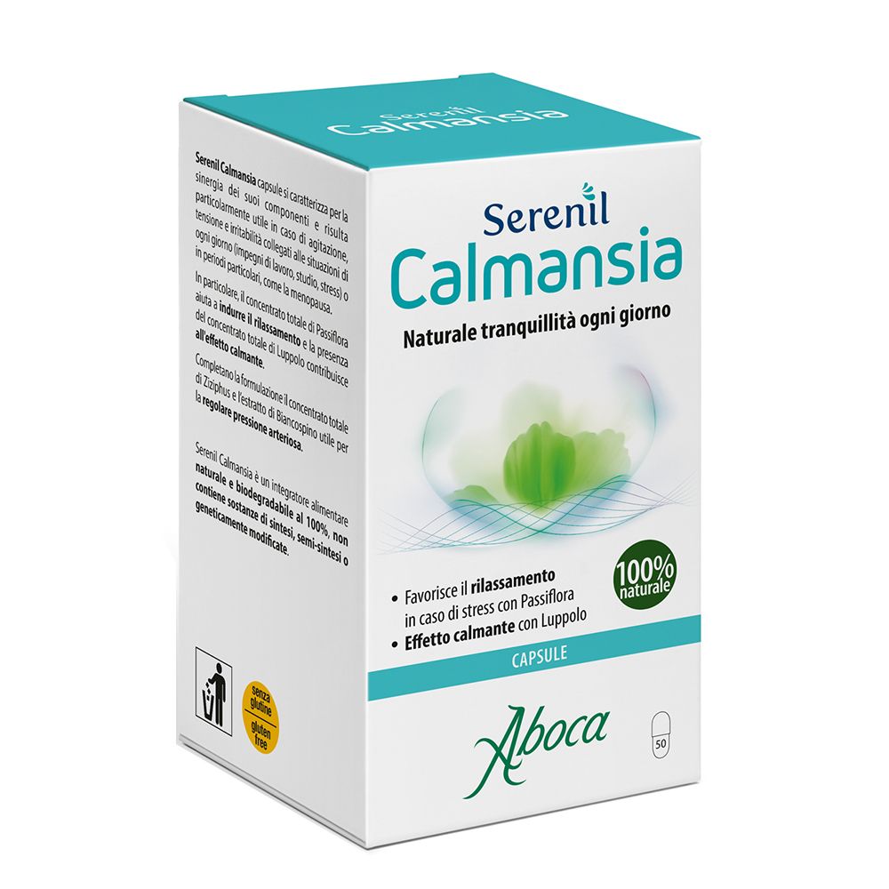 Serenil Calmansia Integratore Calmante 50 Capsule