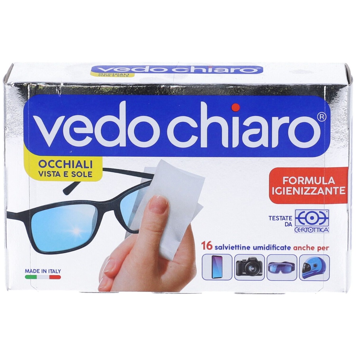 Vedo Chiaro Salviettine Per Occhiali Vista E Sole 16 Pezzi - Foto 9