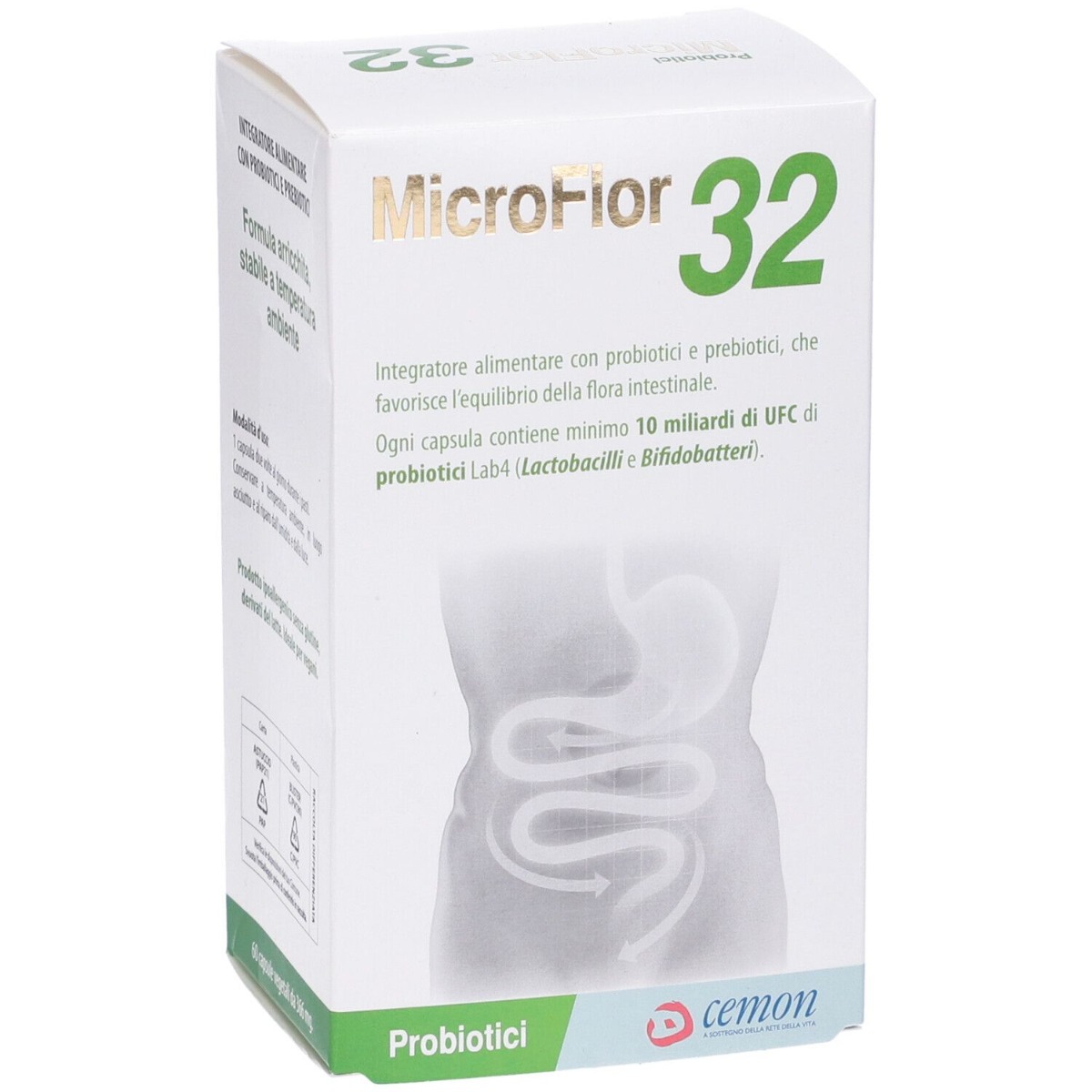 Cemon Microflor 32 Benessere Intestinale 32 Capsule