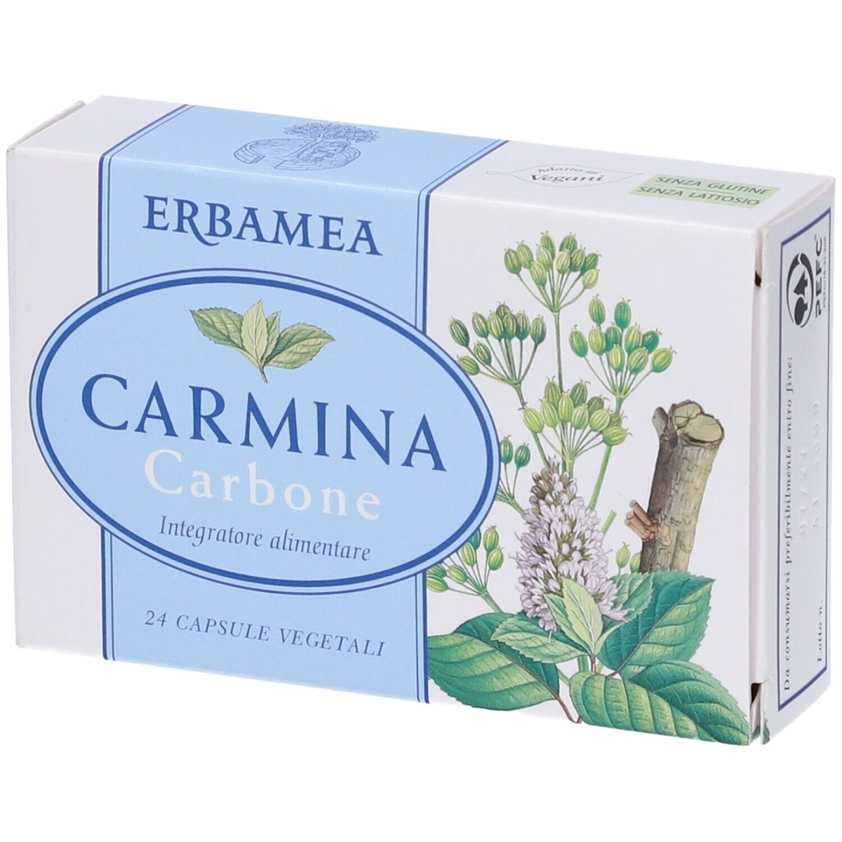 Erbamea Carmina Carbone 24 Capsule