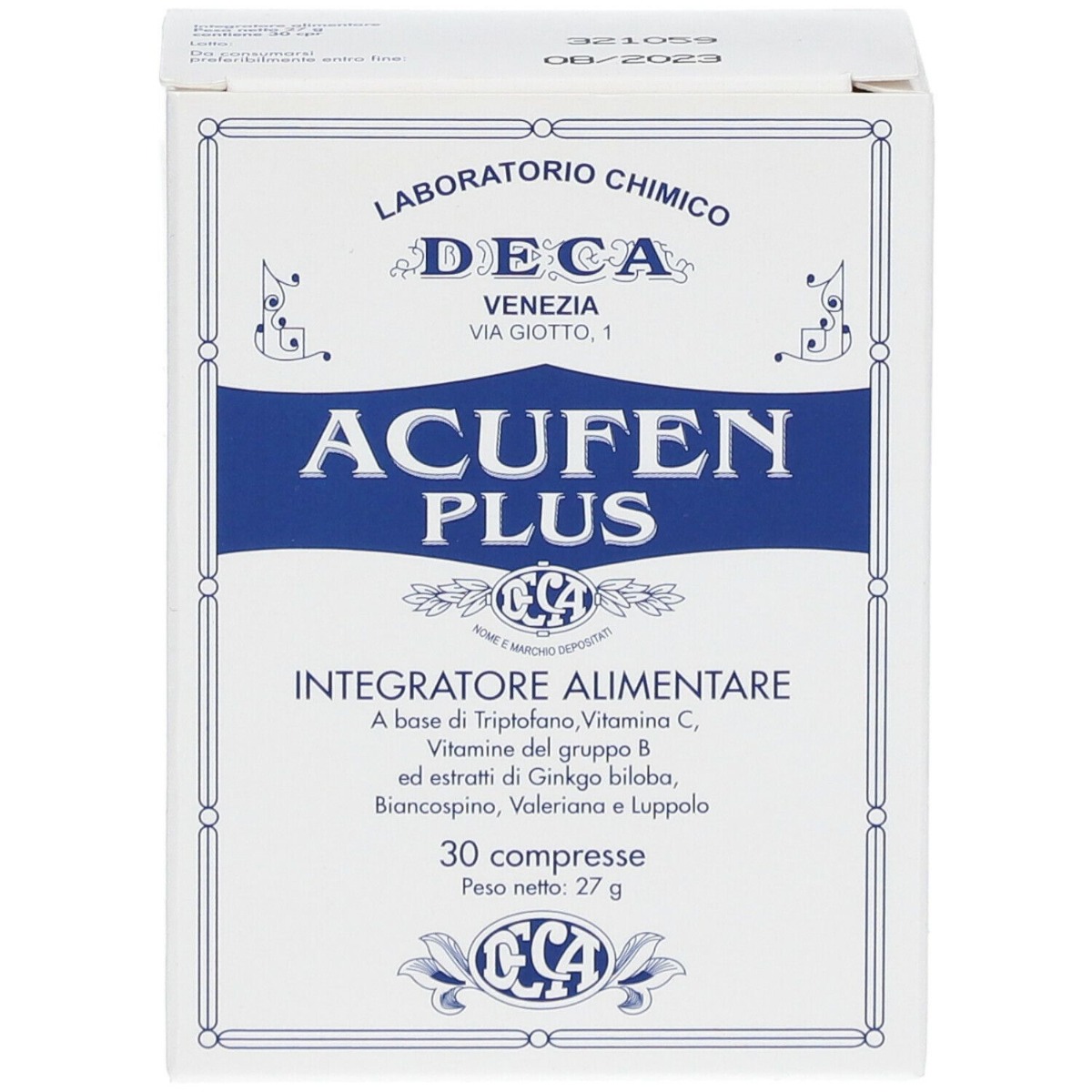 Acufen plus 30 compresse