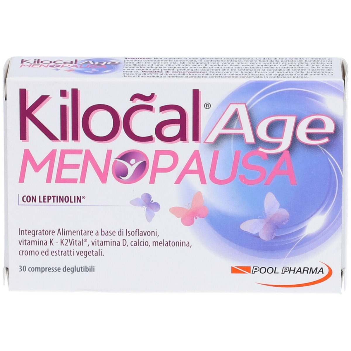 Kilocal Age Menopausa Integratore 30 Compresse