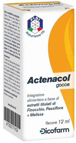 Actenacol Gocce Integratore Per La Motilità Intestinale 12 ml